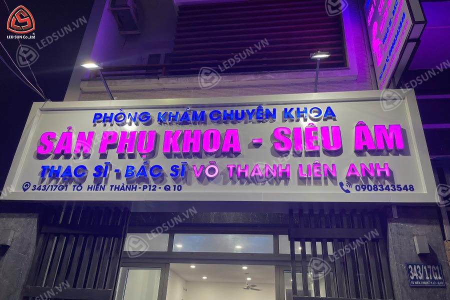 bảng hiệu alu chữ inox 