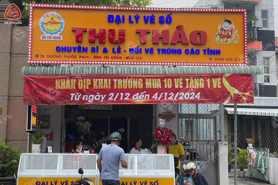 bảng hiệu alu chữ mica