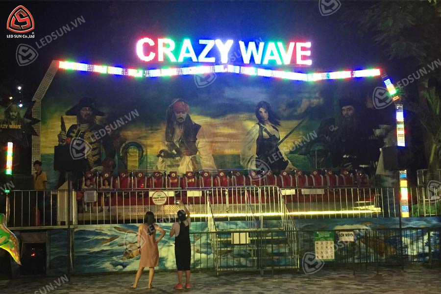 chữ nổi alu led ruồi sáng mặt