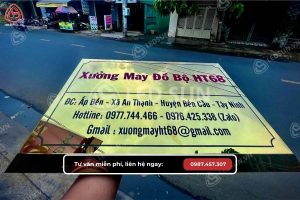 Dịch vụ làm biển hiệu công ty tại Quận Tân Bình cho tòa nhà văn phòng Hoàng Văn Thụ