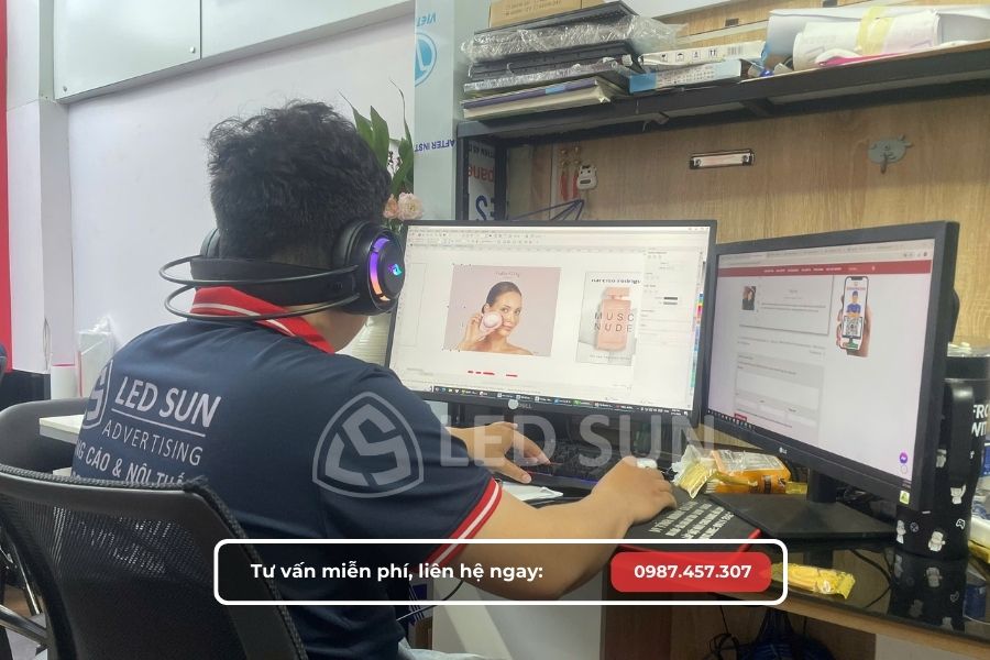 Led Sun cung cấp dịch vụ thiết bảng hiệu 2D, 3D chuyên nghiệp
