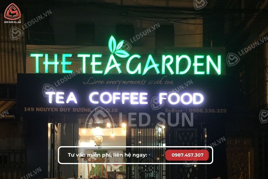 Mẫu bảng hiệu quán cafe 