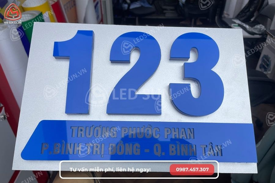 biển số nhà alu chữ nổi