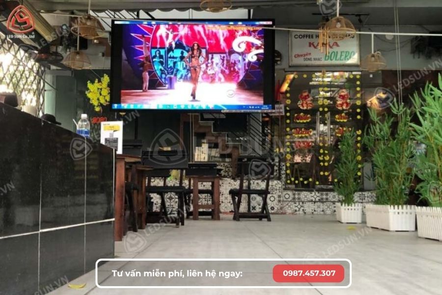 màn hình led nhà hàng