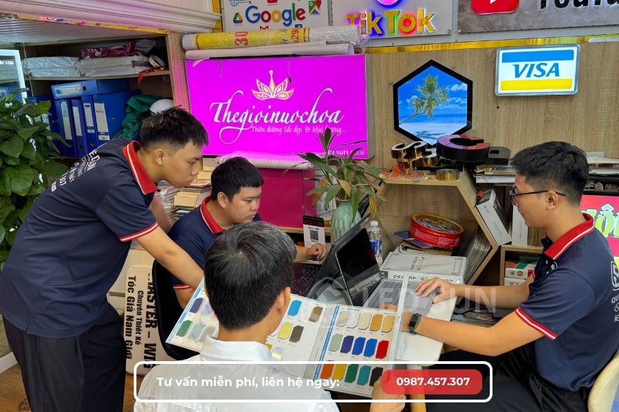 Làm bảng tên công ty quận Tân Phú