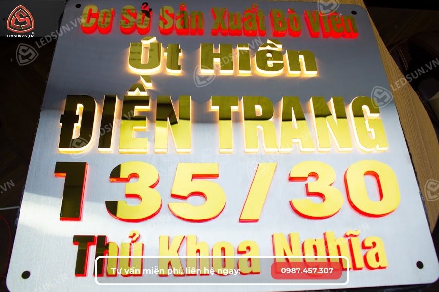 Các vật liệu thường được dùng để làm biển số nhà tại Phú Nhuận