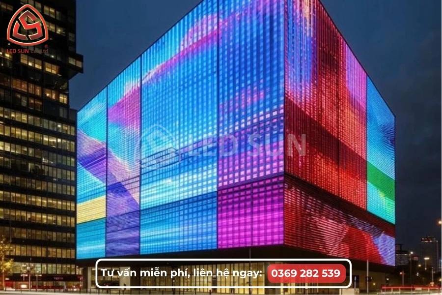 Màn hình LED P2.5 Outdoor lắp ngoài trời, hiển thị sắc nét cự ly gần